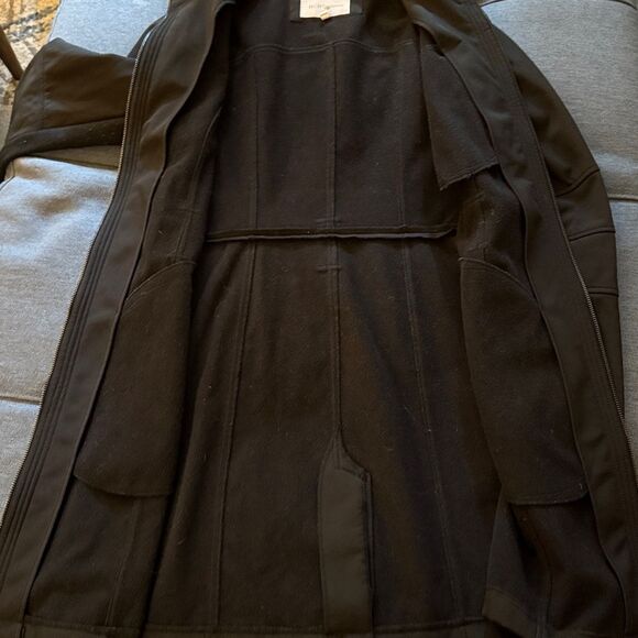 BCBGenration Women’s Black Coat Hood and Front Zipper. Fleece lining. Size S - Picture 5 of 8